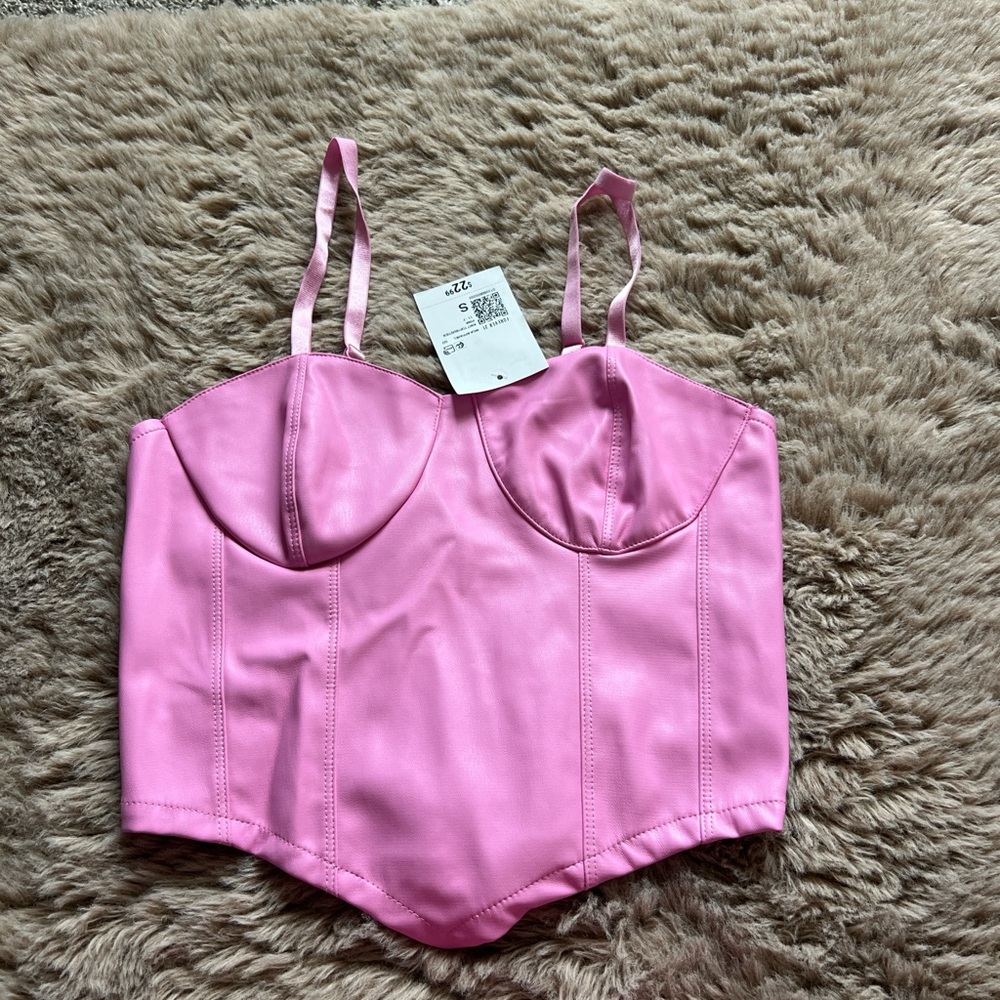 Forever 21 Light Pink Strappy Top